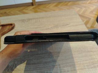 Funda iPad negra piel sintética