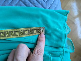 Vestido largo verde turquesa t.40 fórmula joven