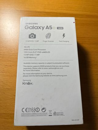 Samsung Galaxy A5 2016 16GB - Negro/Plata