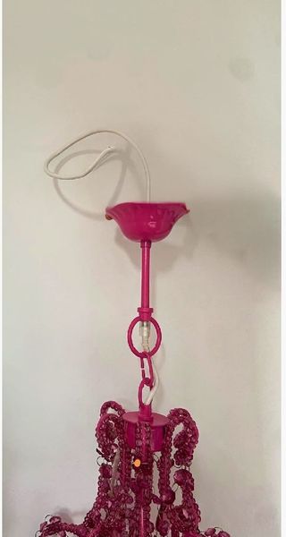 LÁMPARA COLGANTE FUCSIA