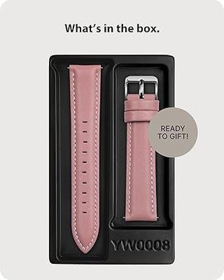 Correa reloj piel rosa 22mm