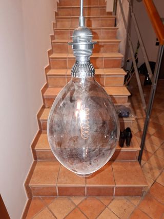 Lampada a sospensione vintage, luce calda