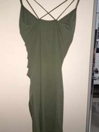 Vestito estivo verde oliva