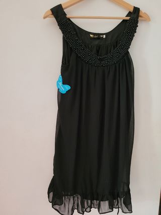 Vestido Angelege negro - Talla única