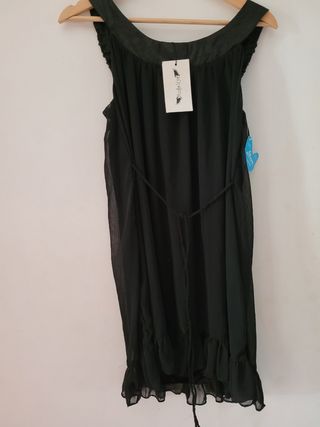 Vestido Angelege negro - Talla única