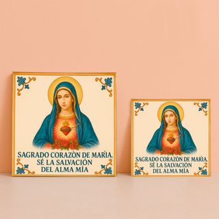 Azulejo Sagrado Corazón María