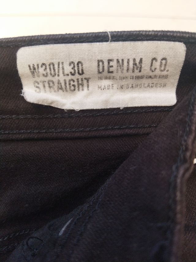 Pantalón Vaquero Negro