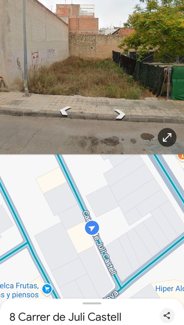 Solar en Carrer de Juli Castell n8