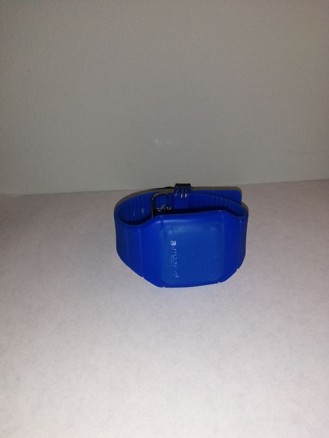 Orologio LED Amazirc blu