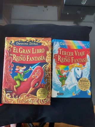 Pack de 2 libros de Geronimo Stilton. 