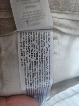 Pantalón lino hombre MANGO Talla 42