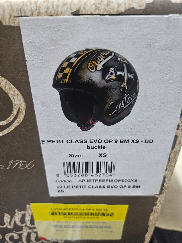 Casco moto vintage NUEVO