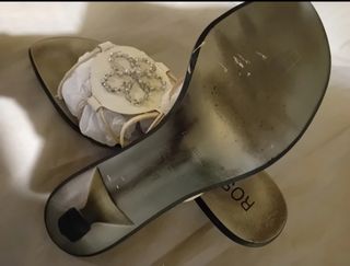 Sandali Rossitto bianchi pelle