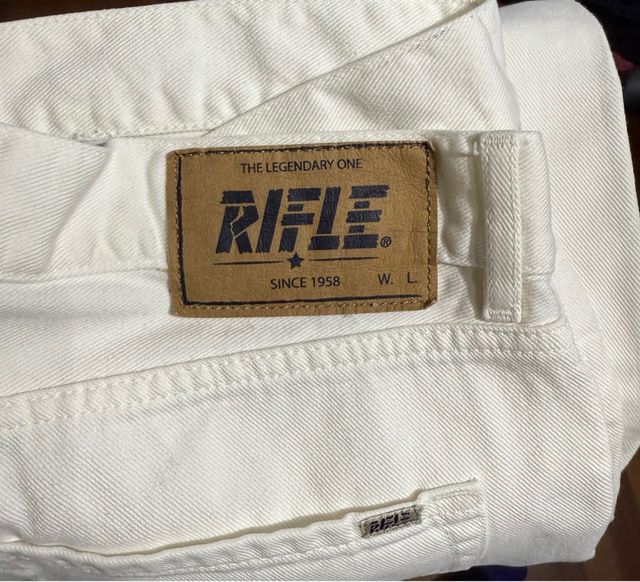 Jeans bianchi Rifle