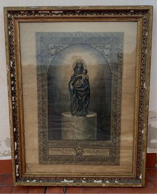 Cuadro Virgen del Pilar SXIX