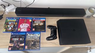 PS4 Slim 500GB + 5 juegos