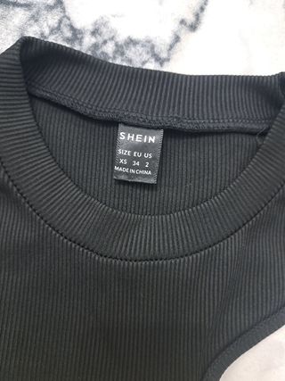 Top SHEIN bicolore XS