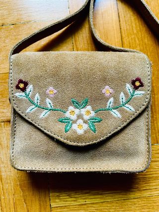 Bolso bandolera niña de piel