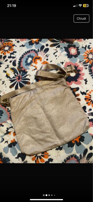 Borbonese - Borsa a tracolla beige