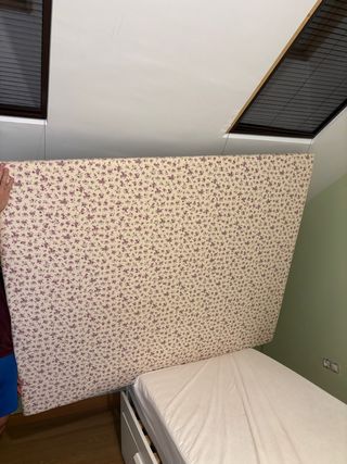 Cabecero cama - beige/morado