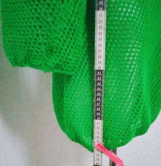 Vestido crochet verde playa