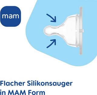 MAM - 2 Tetinas y 1 Biberon 130