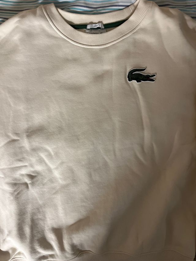 Sudadera Lacoste beige