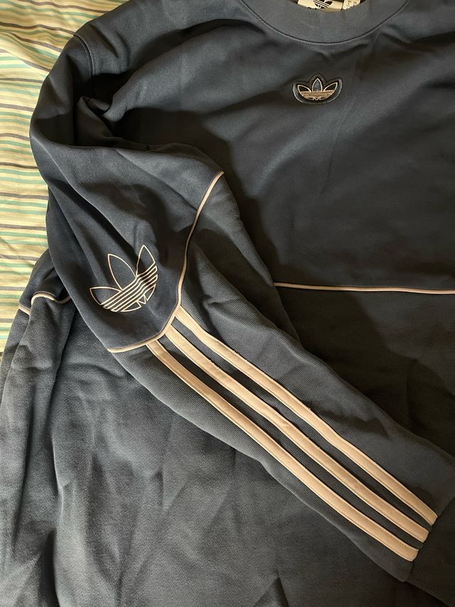 Sudadera Adidas Azul - M