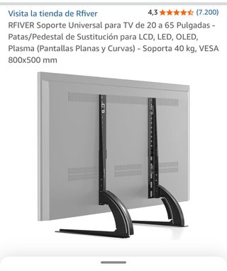 Soporte TV RFIVER - Universal TV desde 20”-65”