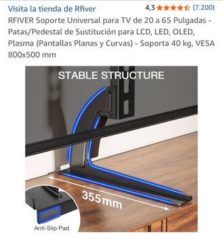Soporte TV RFIVER - Universal TV desde 20”-65”