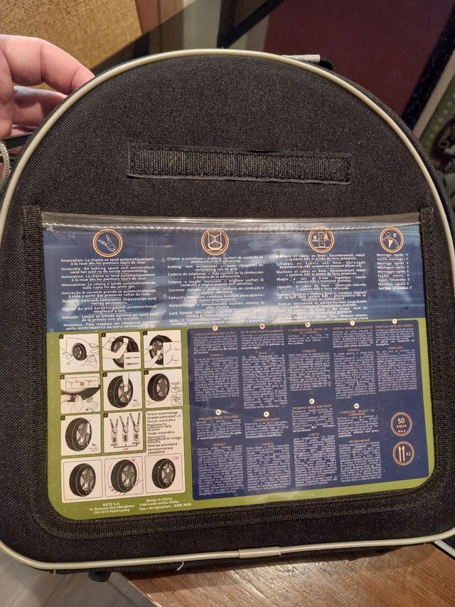 Cadenas metalicas nieve.Sin usar.Nuevas.