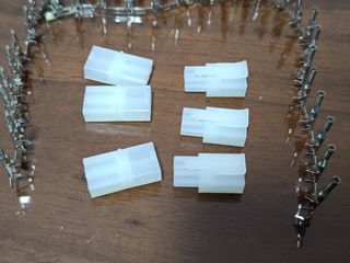 3 Connettori elettrici maschio/femmina