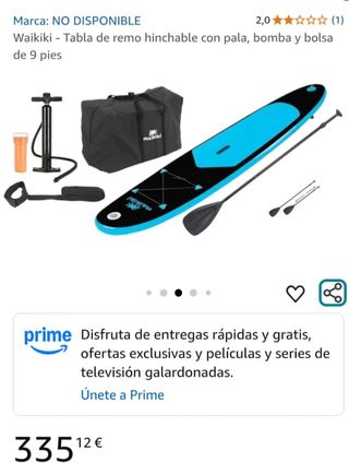 Tabla paddle surf hinchable Waikiki 9 pies