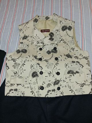 Traje Fallero niño talla 10 - Chaleco y pantalón