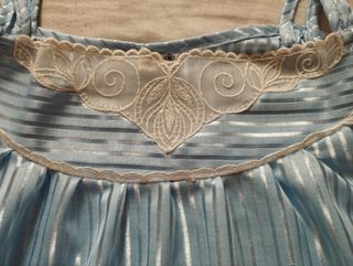 Camisón largo celeste - Ropa dormir