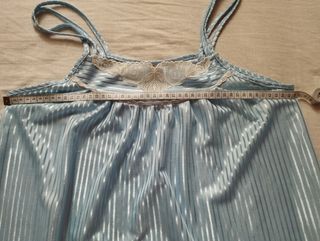 Camisón largo celeste - Ropa dormir