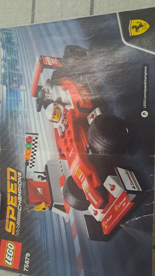 Lego Speed Champions Ferrari SF16-H 75879. 