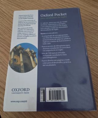 Diccionario Oxford Pocket 5 edición. Con cd