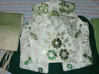 Traje Fallero niño talla 10- Verde & Plata