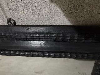 Specchio nero 68x88 cm - legno
