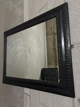 Specchio nero 68x88 cm - legno