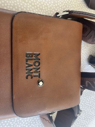 Bolso Montblanc marrón hombre