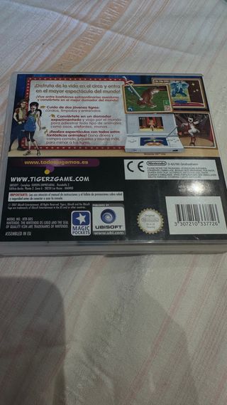 TigerZ Aventuras en el Circo - Nintendo DS