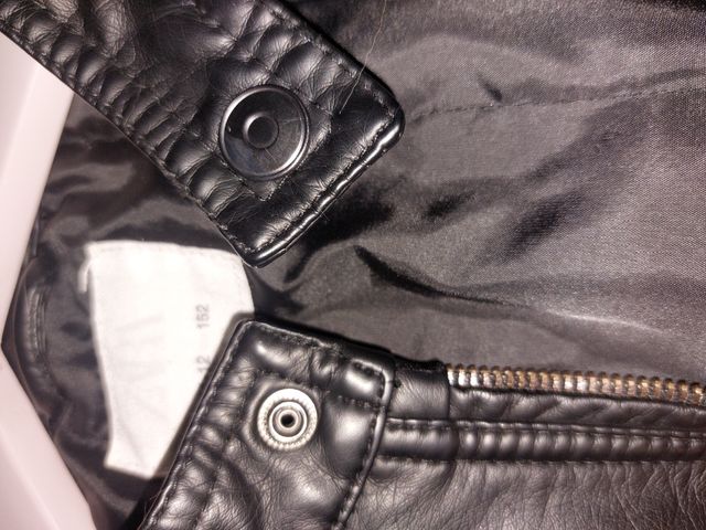 Cazadora tipo polipiel Zara niño 11-12