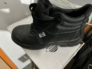 Zapatos seguridad - negros c/verde
