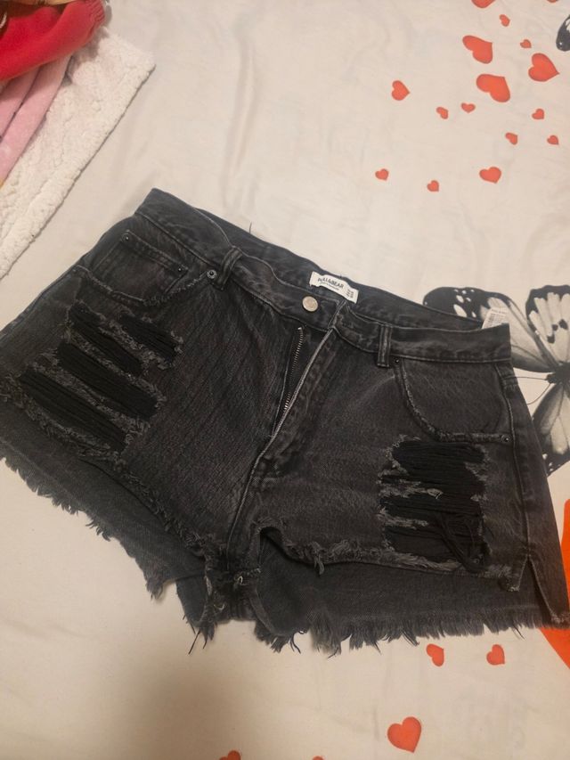 Shorts Pull&Bear negros XL