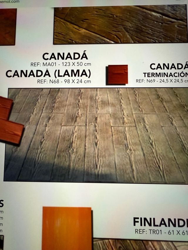 Moldes madera Canadá 10 moldes mas 1 flexible