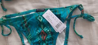 Bikini Calzedonia turquesa talla S