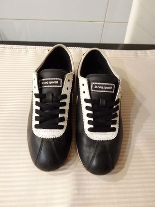 Zapatillas Le Coq Sportif - Blancas y Negras