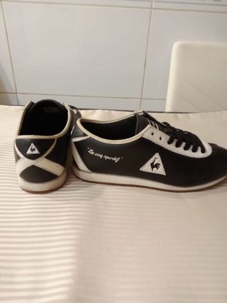 Zapatillas Le Coq Sportif - Blancas y Negras